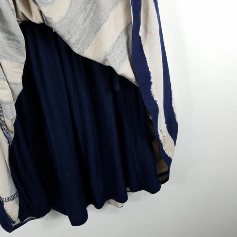 Maeve Blue and White Patterned Mini Dress - Picture 9 of 11